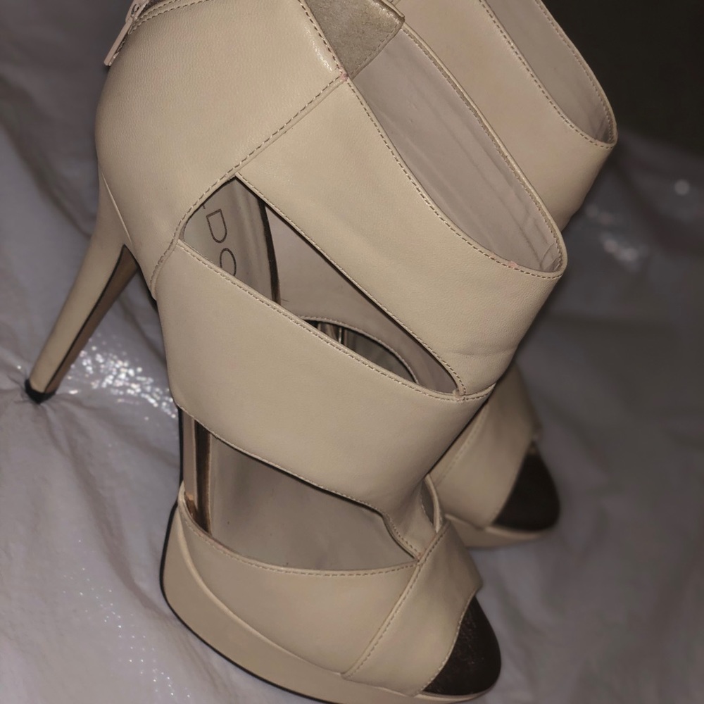 Cream heels
